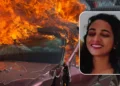 Perambra car fire accident
